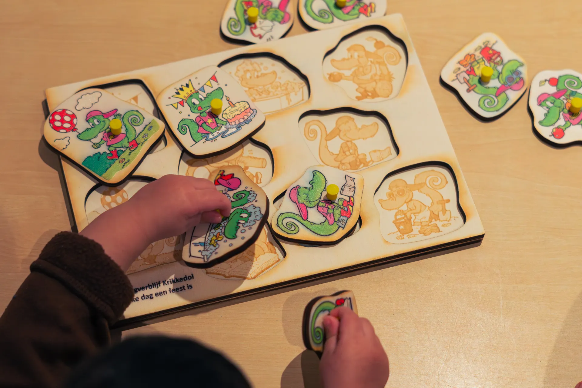 spelende kinderenen in de kinderopvang